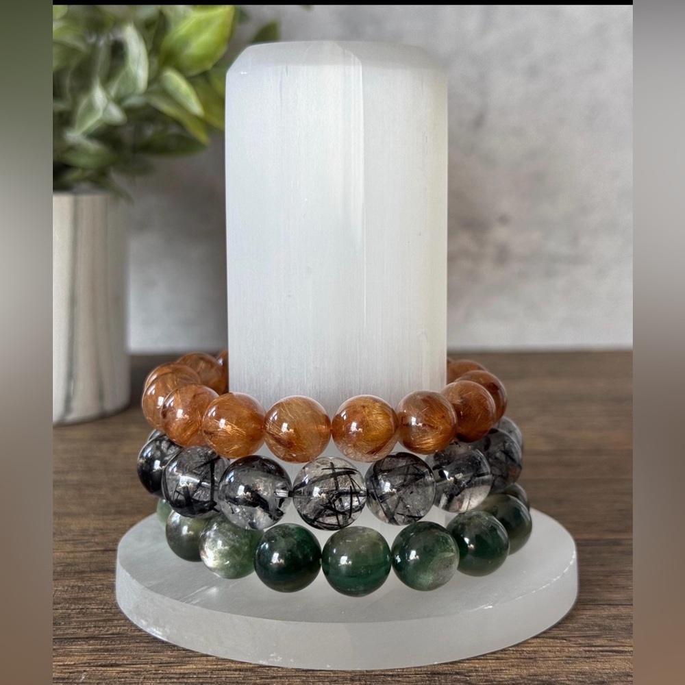 New Selenite Crystal Bracelet Holder Charger